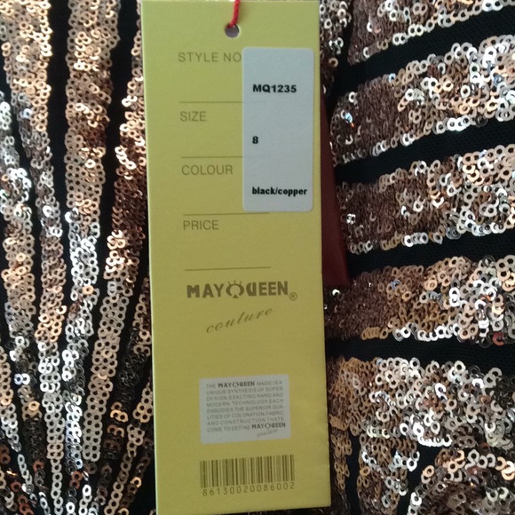 NWT, absolutely dazling 2 pieces dress - Picture 5 of 10